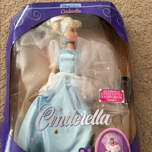Disney Cinderella Doll in Blue and White Ballgown